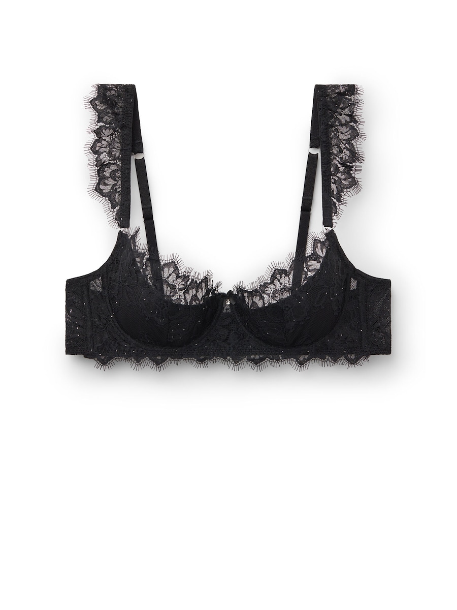 

Бюстгальтер-балконет INTIMISSIMI GLIMMER OF PLEASURE, черный