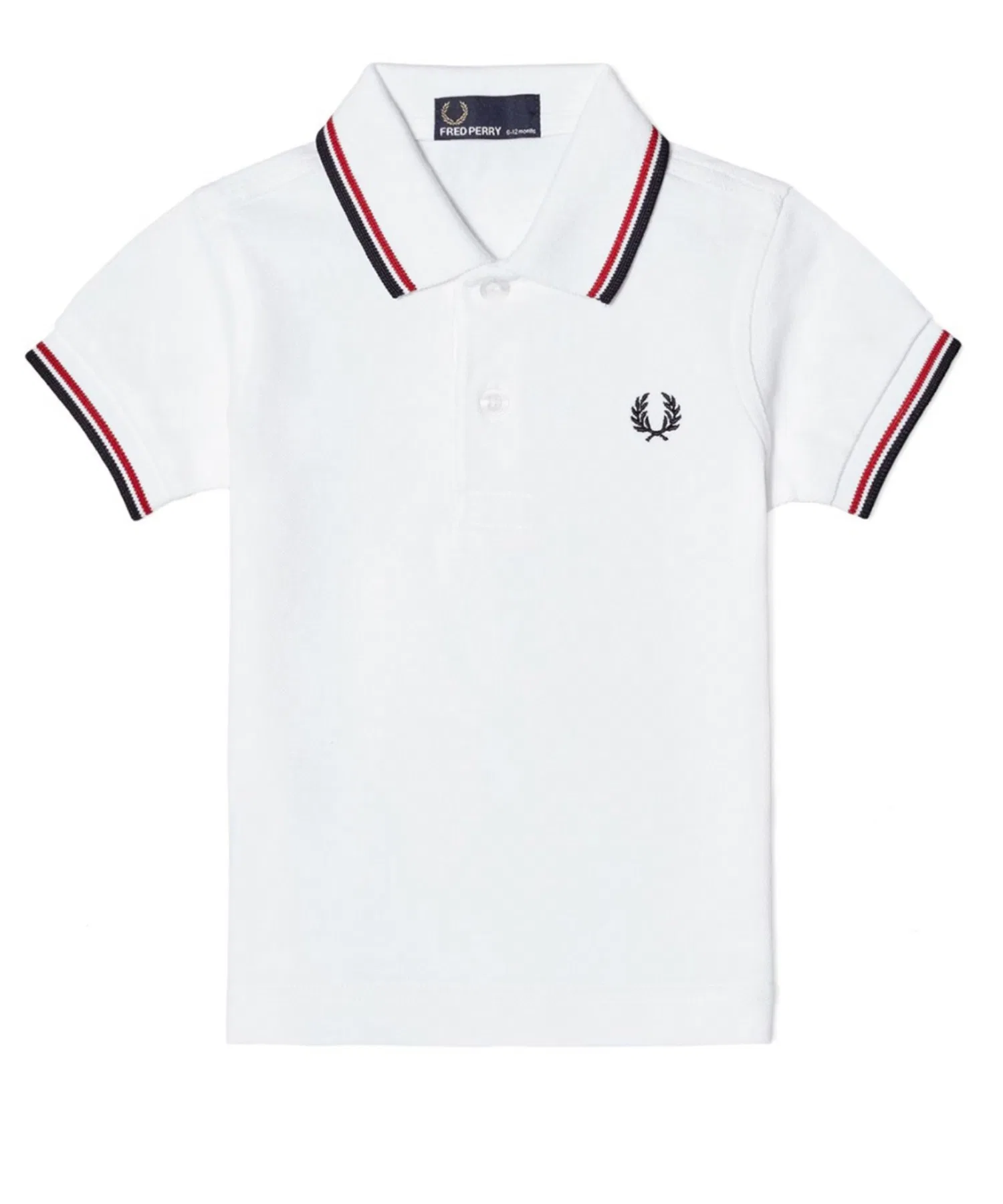 Детская футболка "Моя первая футболка Fred Perry" / Детская футболка-поло Fred Perry — фото 4
