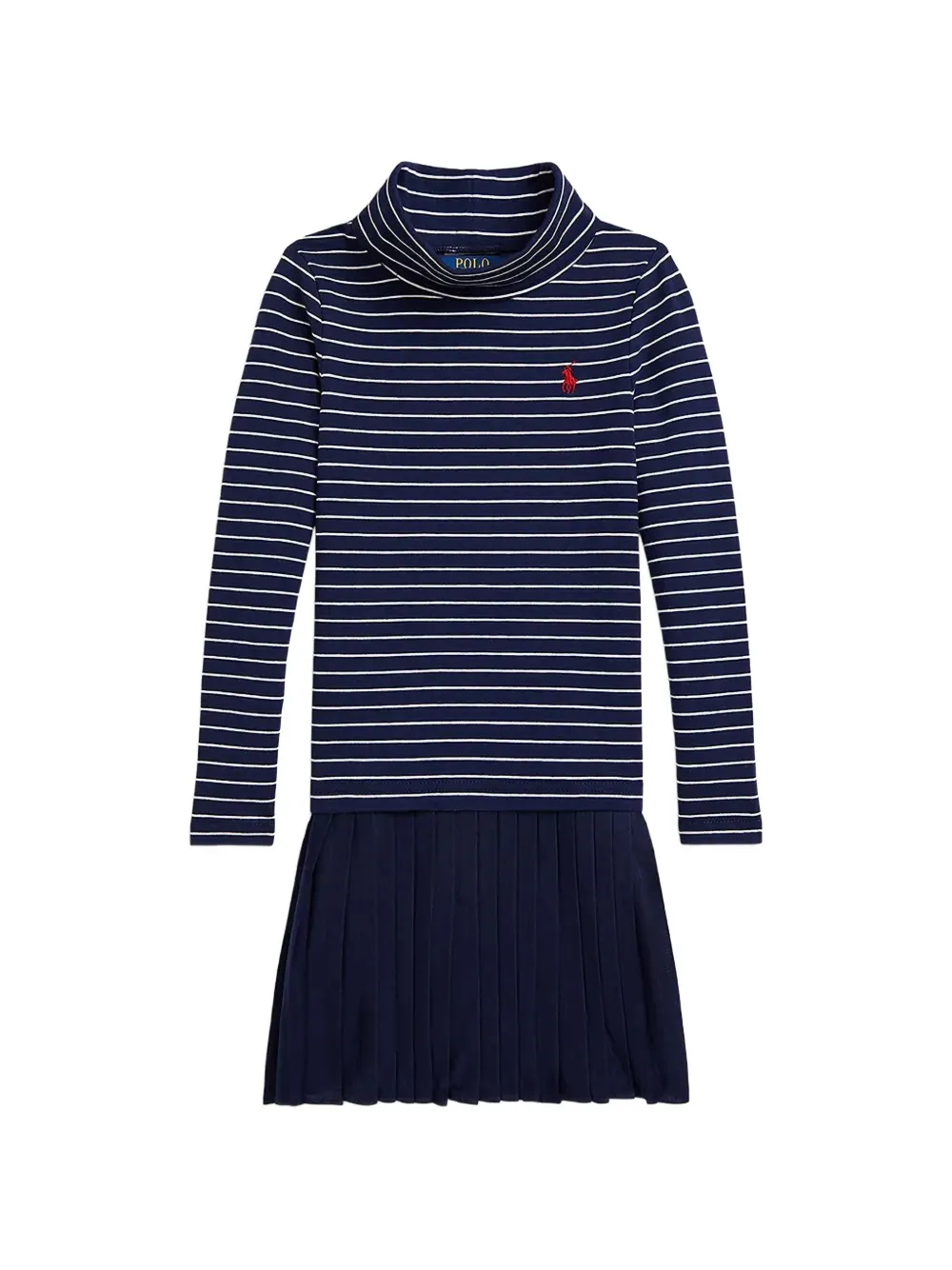 

Платье в полоску Polo Ralph Lauren Kids, синий