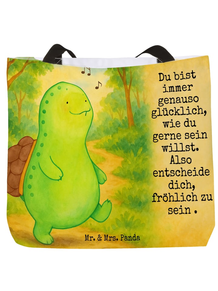 

Mr. & Mrs. Panda Белая сумка для покупок с рисунком в виде черепашьего свистка