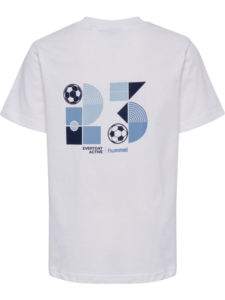 Hummel Детская футболка Hmljr Graphic белого цвета — фото 2