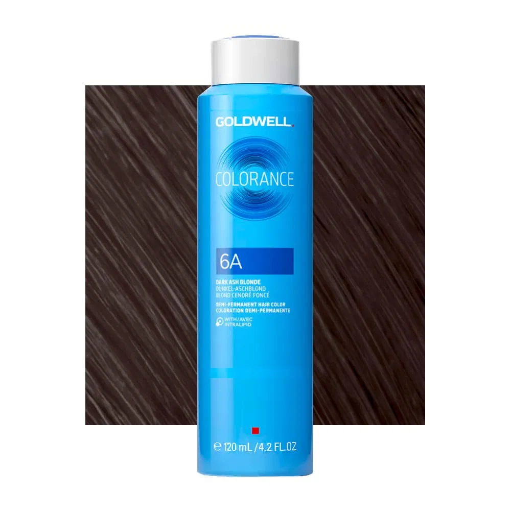 Краска для волос «Colorance 6A Dark Ash Blonde» 120 мл от GOLDWELL Goldwell, Multicoloured
