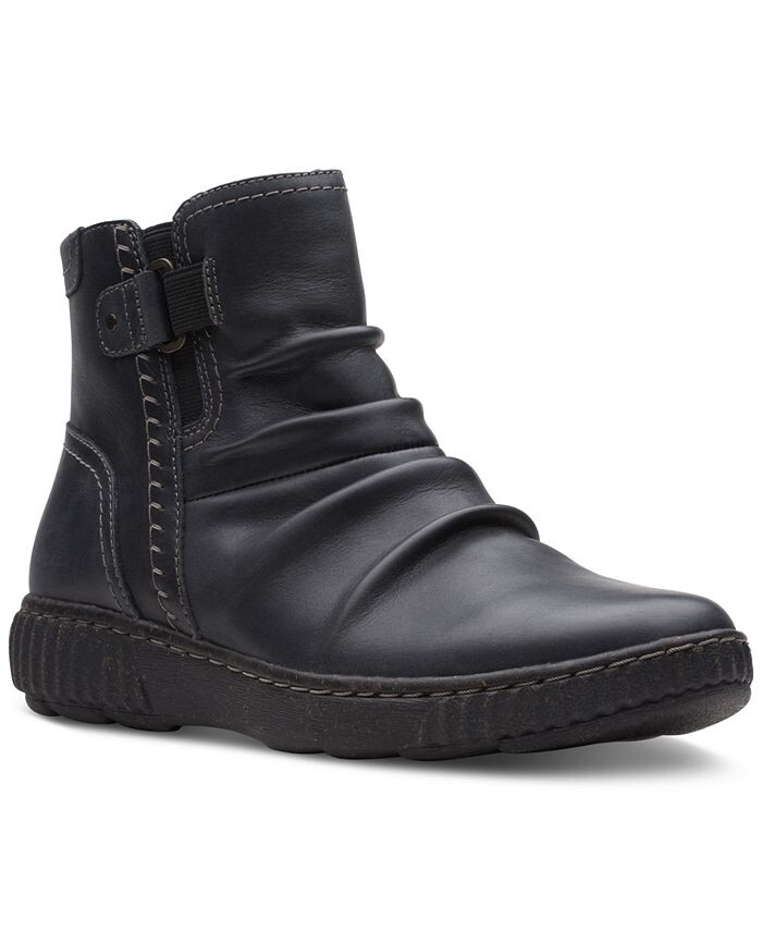

Женские ботильоны Caroline Orchid со сборками Clarks, черный