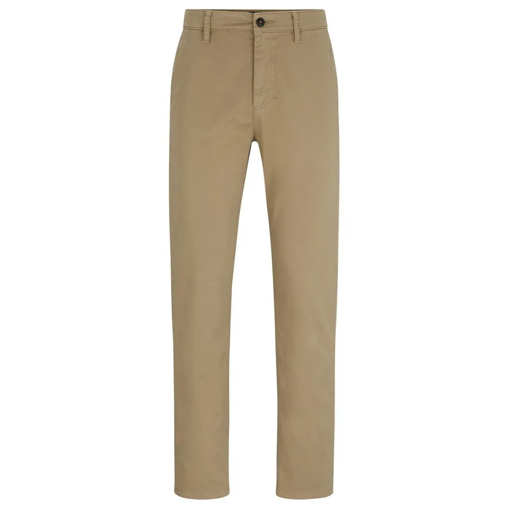 

Брюки чинос BOSS 10242156 Tapered Fit, бежевый