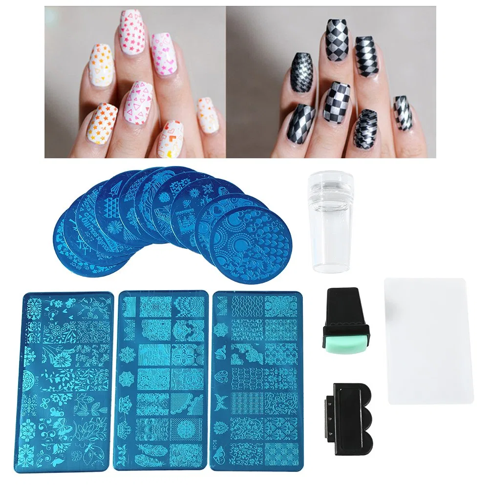 Набор для стемпинга ногтей для DIY декора ‎Yosoo Health Gear — фото 4