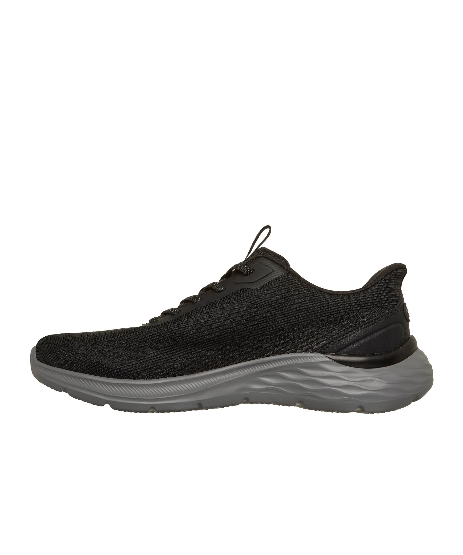 Мужские кроссовки без шнуровки Skechers Hands Free Slip-ins Relaxed Fit Garner Ellis черные — фото 3