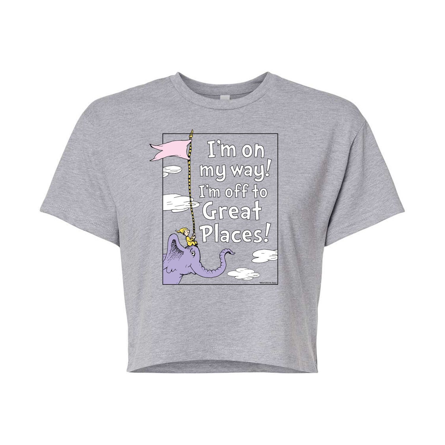 

Укороченная футболка Dr. Seuss Great Places для юниоров Licensed Character