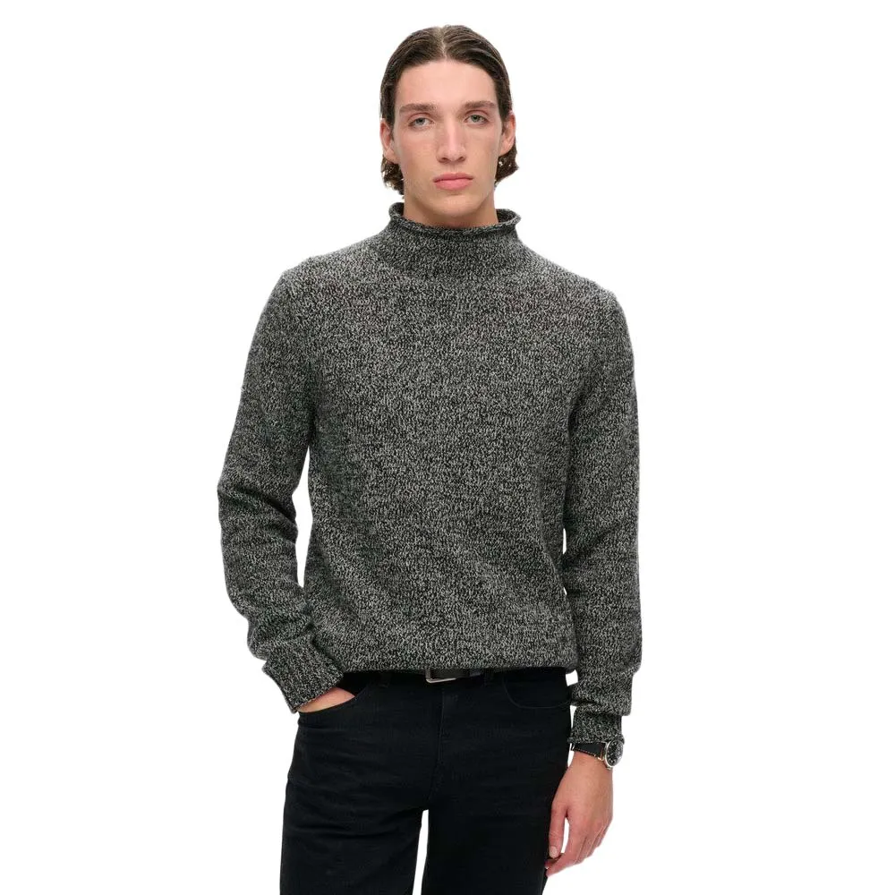 

Свитер Superdry 90S high neck, серый