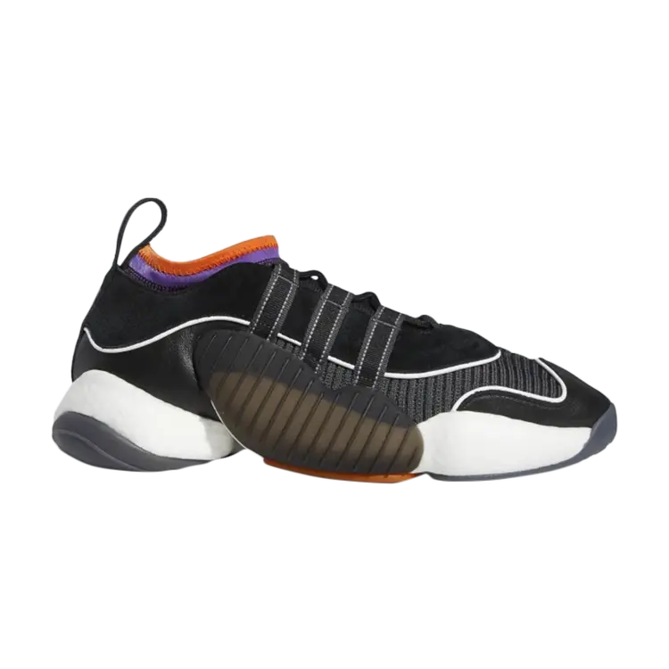 

Кроссовки Adidas Crazy BYW 2 'Black Purple', черный