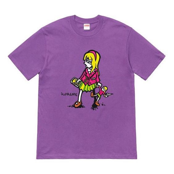 

Футболка ss19 suzie switchblade purple tee Supreme, фиолетовый