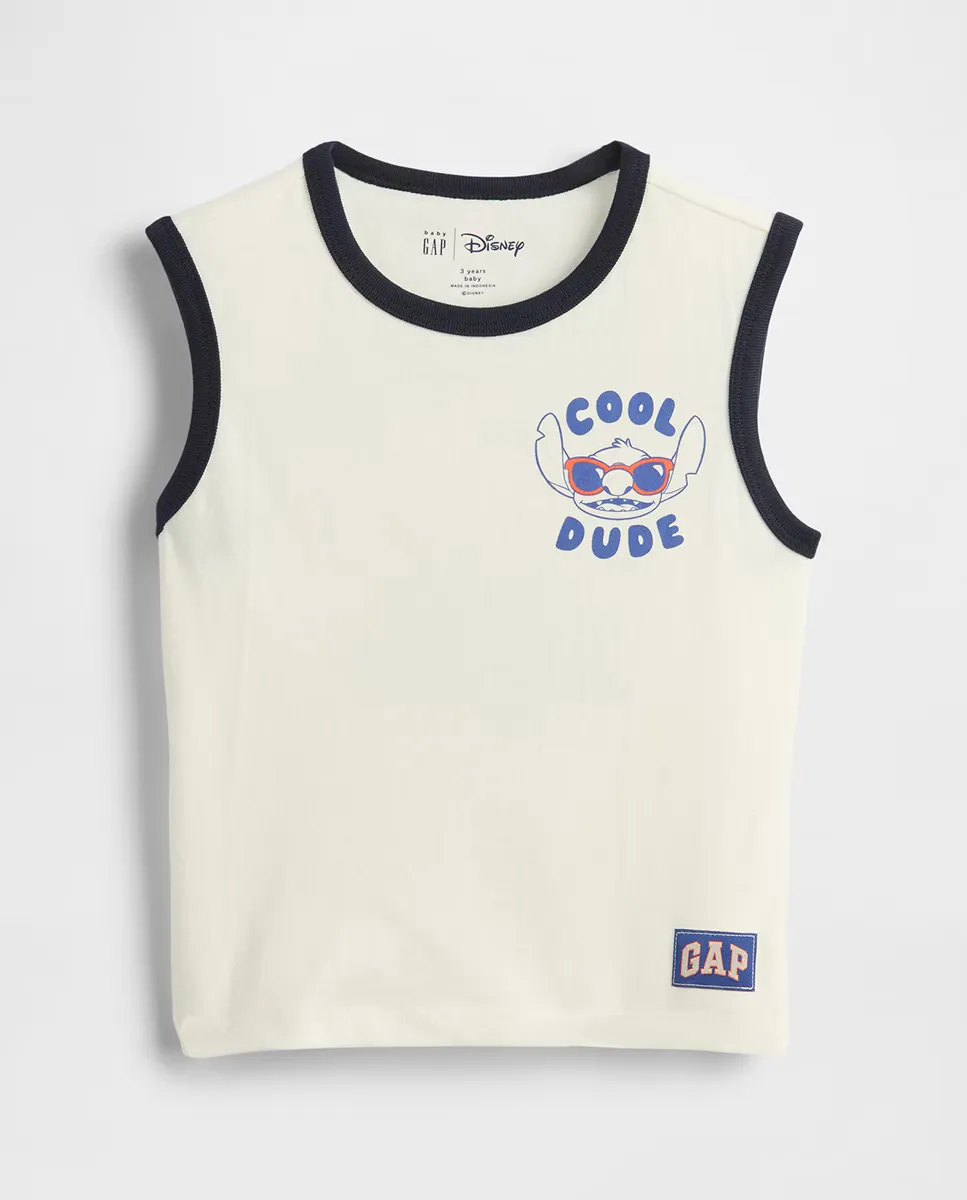 

Gap × Disney Безрукавка с узором для малышей и детей, белый