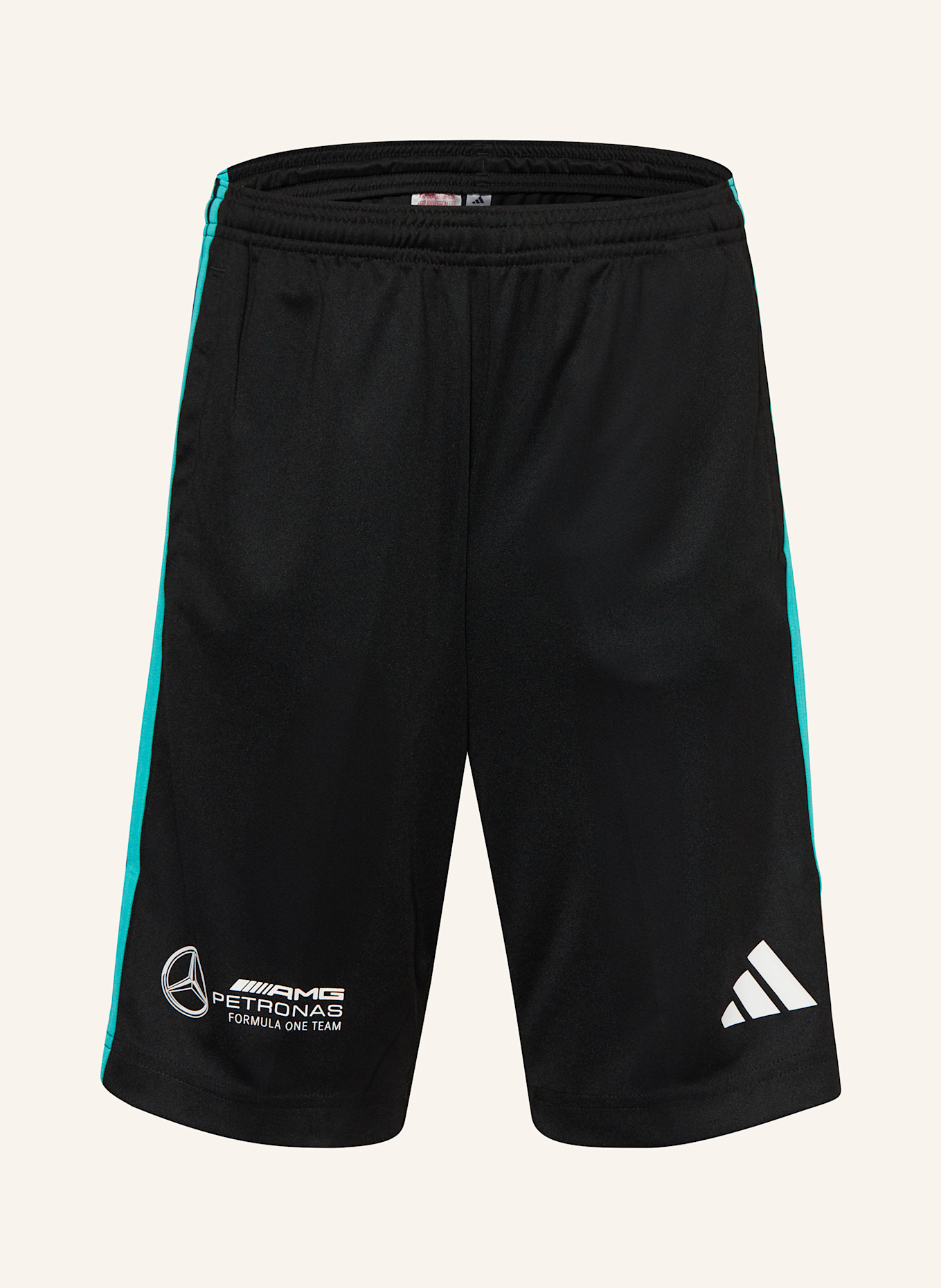 

Шорты мерседес - amg petronas формула один команда ДНК короткие молодежные Adidas, мультиколор