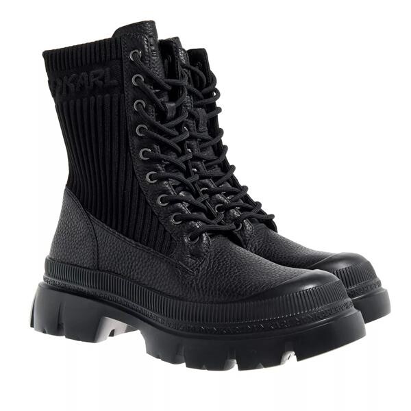 

Сапоги trekka max kc hi lace mix boot Karl Lagerfeld, черный