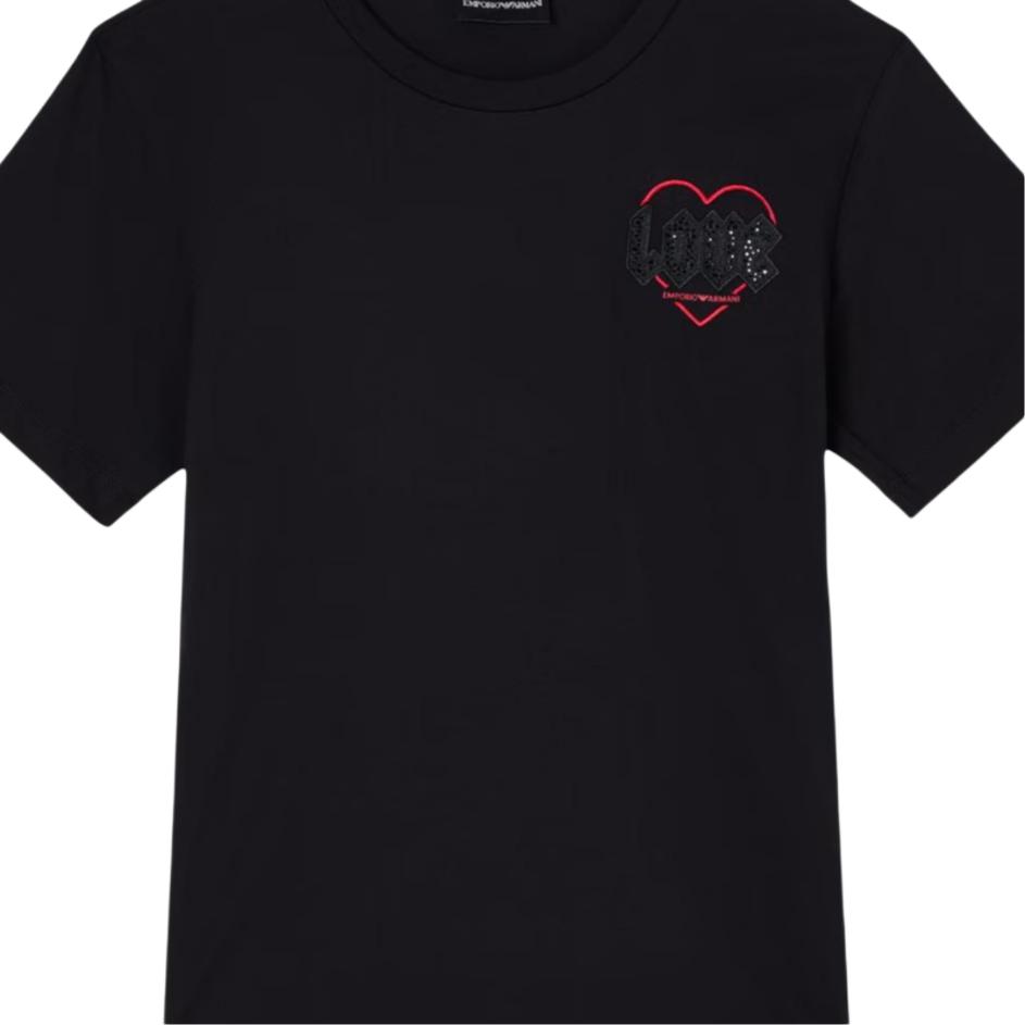 Футболка Asv Valentine's Day Capsule Collection EMPORIO ARMANI, черный — фото 2