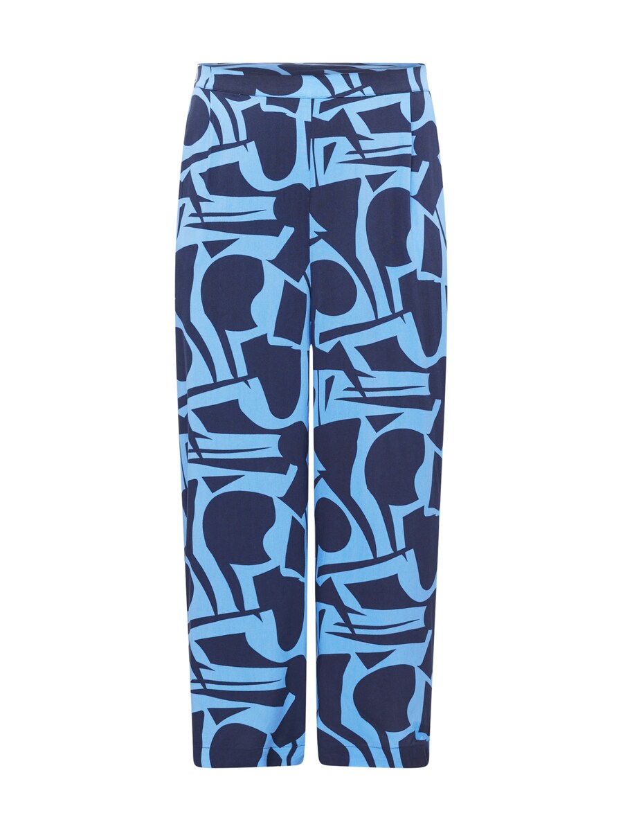 

Зауженные брюки в складку спереди ONLY Carmakoma CARNOVA LIFE, цвет Sky blue/Dark blue