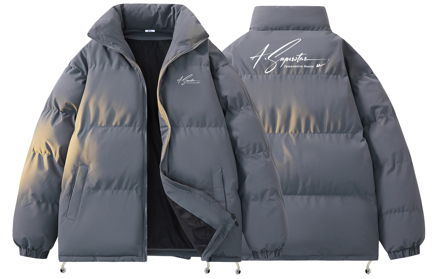 

WARRIOR Пуховик Huichao Star Cloud Collection унисекс, Dark Gray