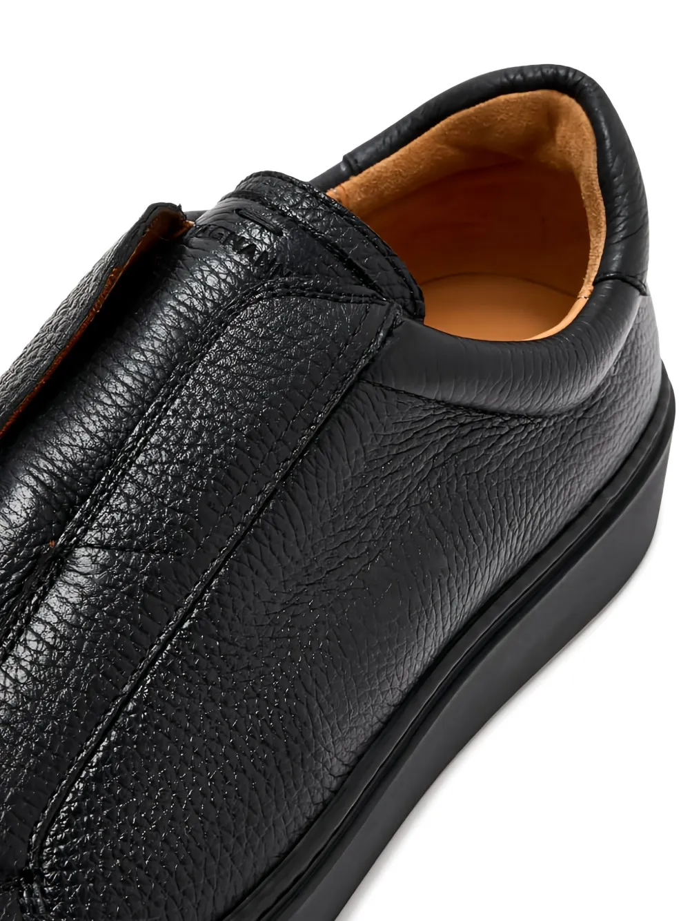 Кожаные кеды без застежек Magnanni, черный — фото 3