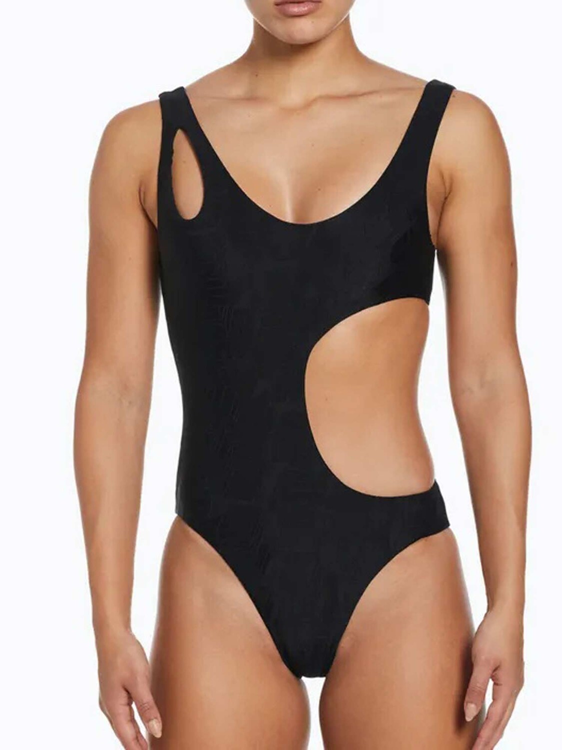 

Цельный купальник Nike Swim BLOCK TEXTURE, черный