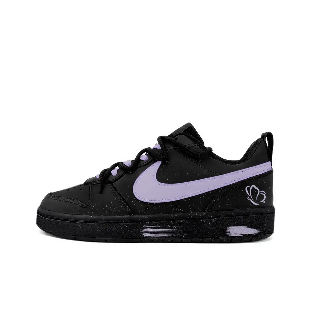 

Кроссовки Nike Court Borough Skateboarding Shoes Women's Low-top Purple, черный