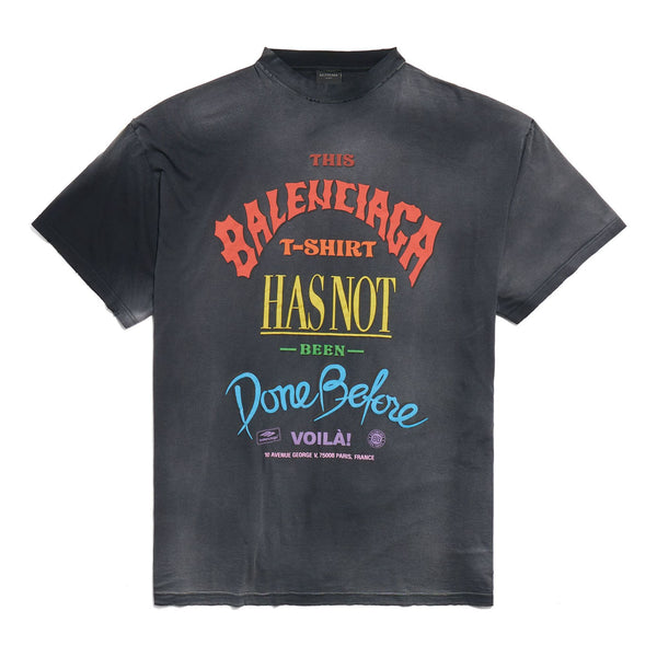 

Футболка not been done t-shirt oversized 'black' Balenciaga, черный