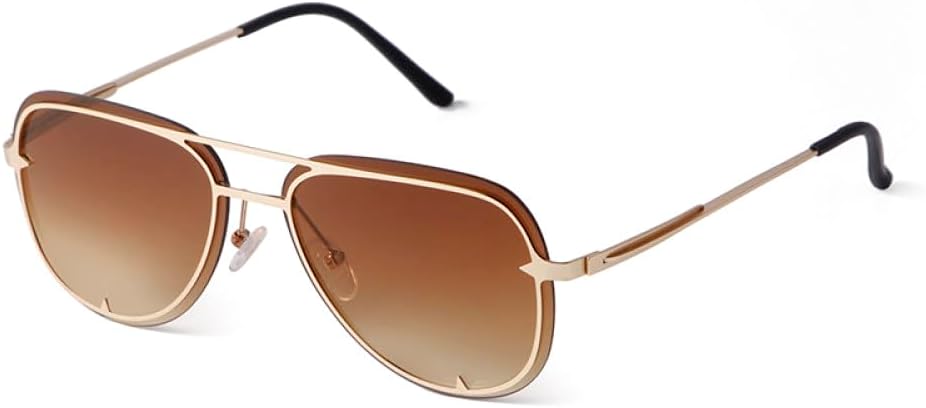 

Солнцезащитные очки MUTYNE в стиле ретро, ​​классические, с двойной перемычкой, для мужчин и женщин, винтажные, модные, с зеркальными линзами, увеличенного размера, C4