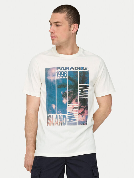 

Футболка обычного кроя Magdy 22029454 Only & Sons, белый