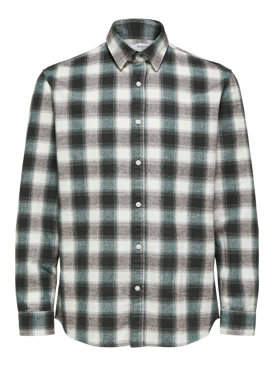 

Клетчатая рубашка SELECTED HOMME Regular fit Button Up Shirt Baldo, темно-зеленый