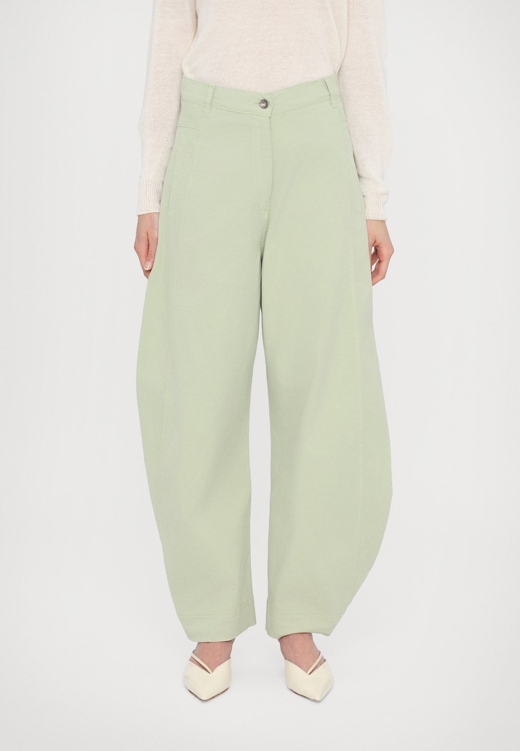 

Свободные джинсы POST PANTS Henrik Vibskov, светло-зеленый