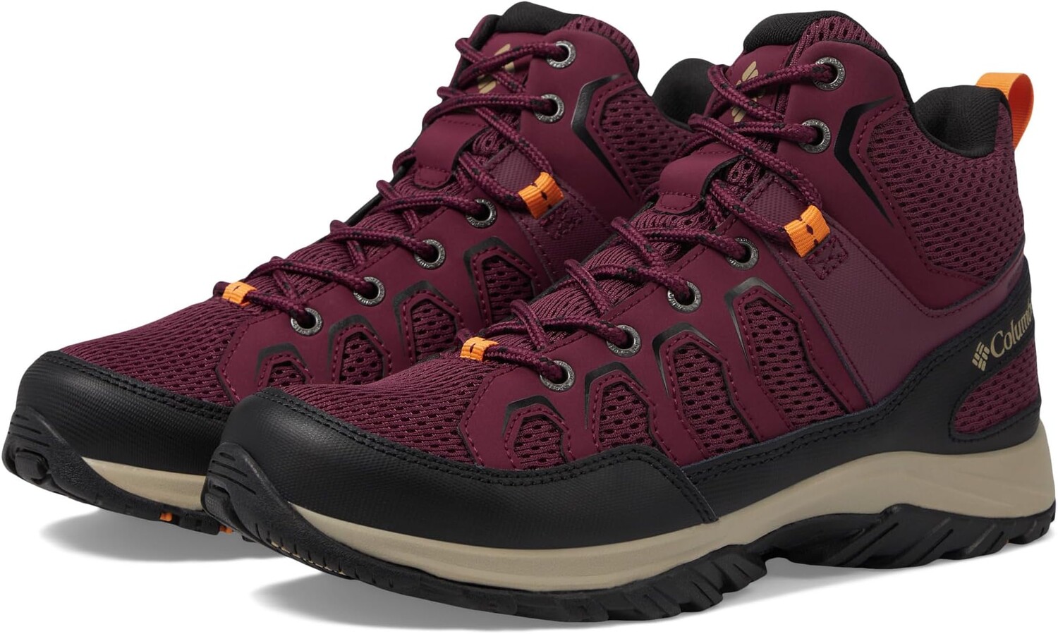 

Походная обувь водонепроницаемая Granite Trail Mid Waterproof Columbia, цвет Deep Madeira/Sundance