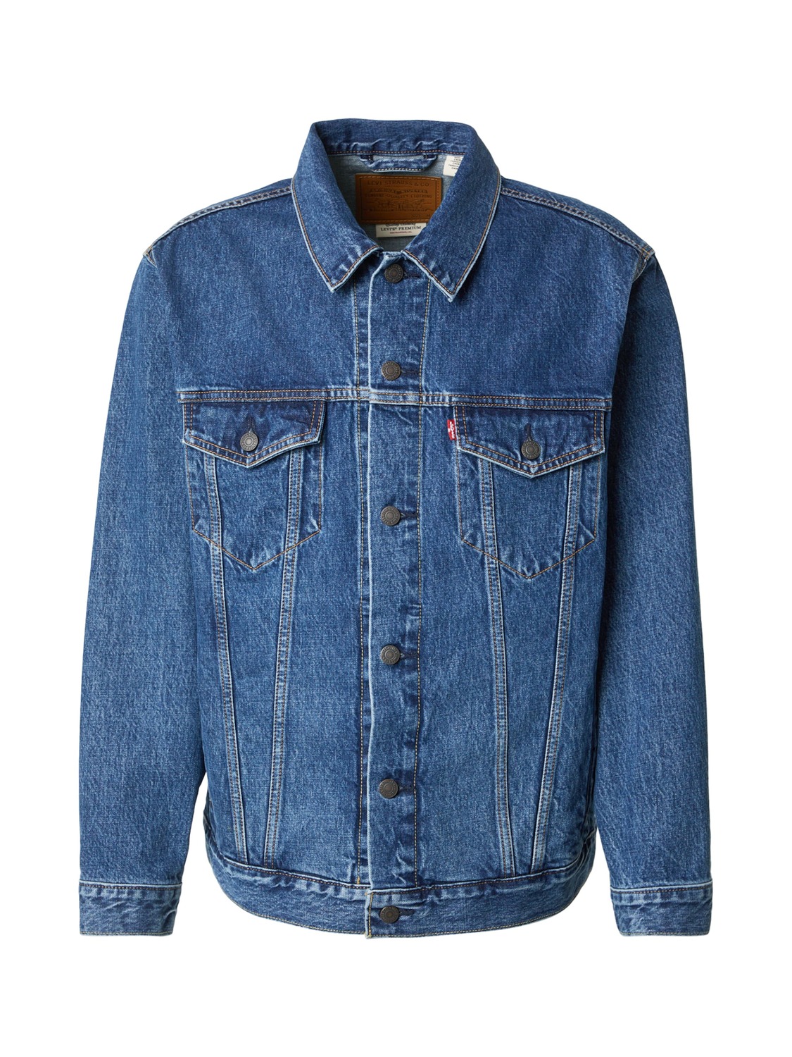 

LEVI'S Куртка для межсезонья 'Relaxed Type III Trucker Jacket' в синем дениме