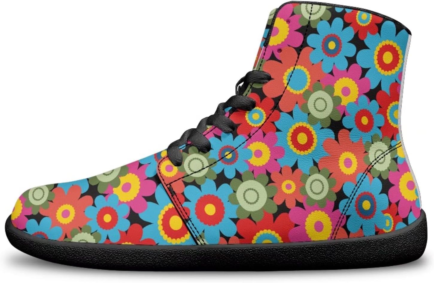 

Мужские и женские сандалии Binienty с широкой подошвой, босоножки, высокие кроссовки на шнуровке, кросс-тренеры, нескользящие, Cartoon Hippie