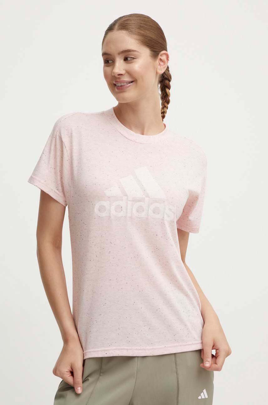 

Футболка adidas, розовый