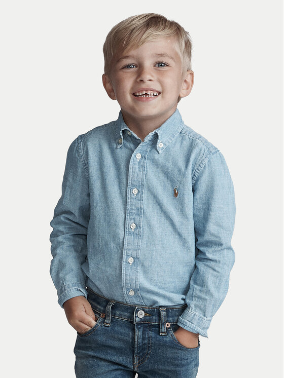 

Рубашка стандартного кроя Polo Ralph Lauren, голубой