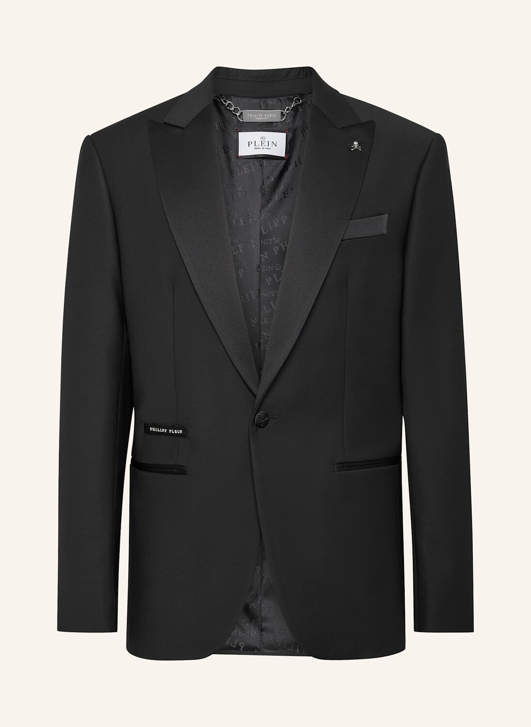 

Шерстяная куртка череп PHILIPP PLEIN, черный
