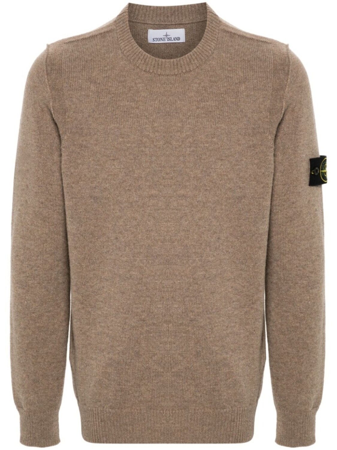 

Stone Island джемпер с нашивкой Compass, коричневый