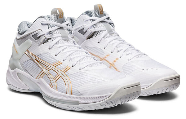 Кроссовки Gel Burst 24 золотые Competition Asics, белый — фото 3