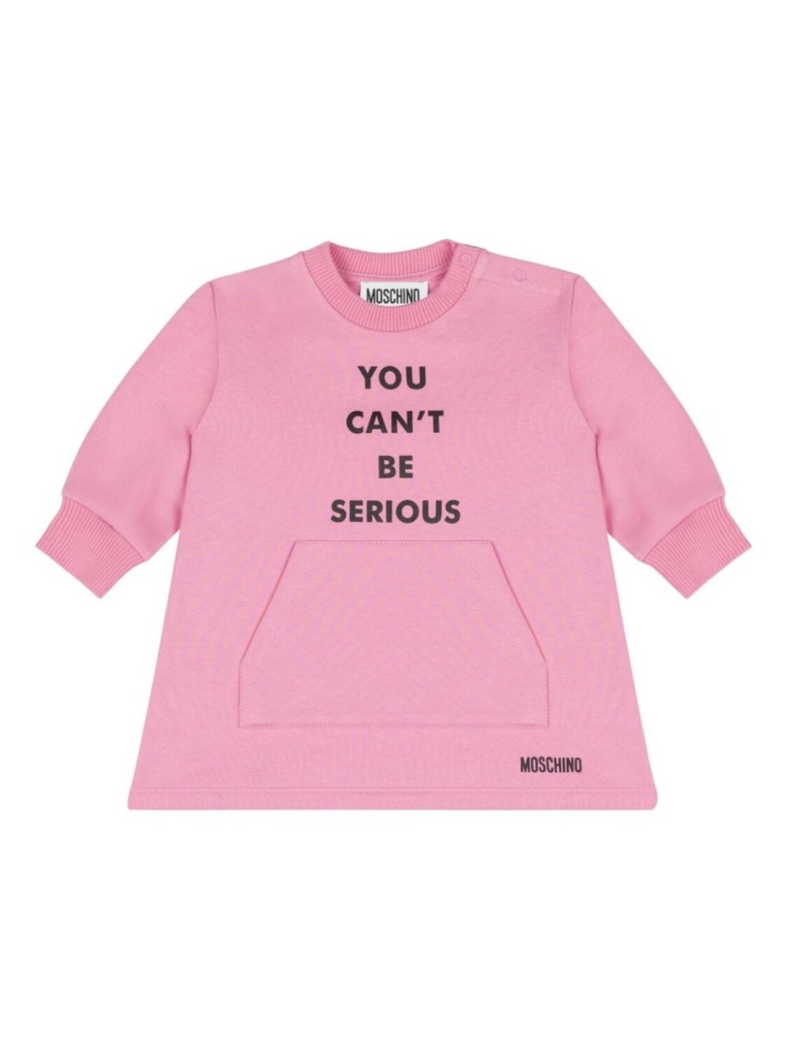 

Moschino Kids толстовка с надписью, розовый