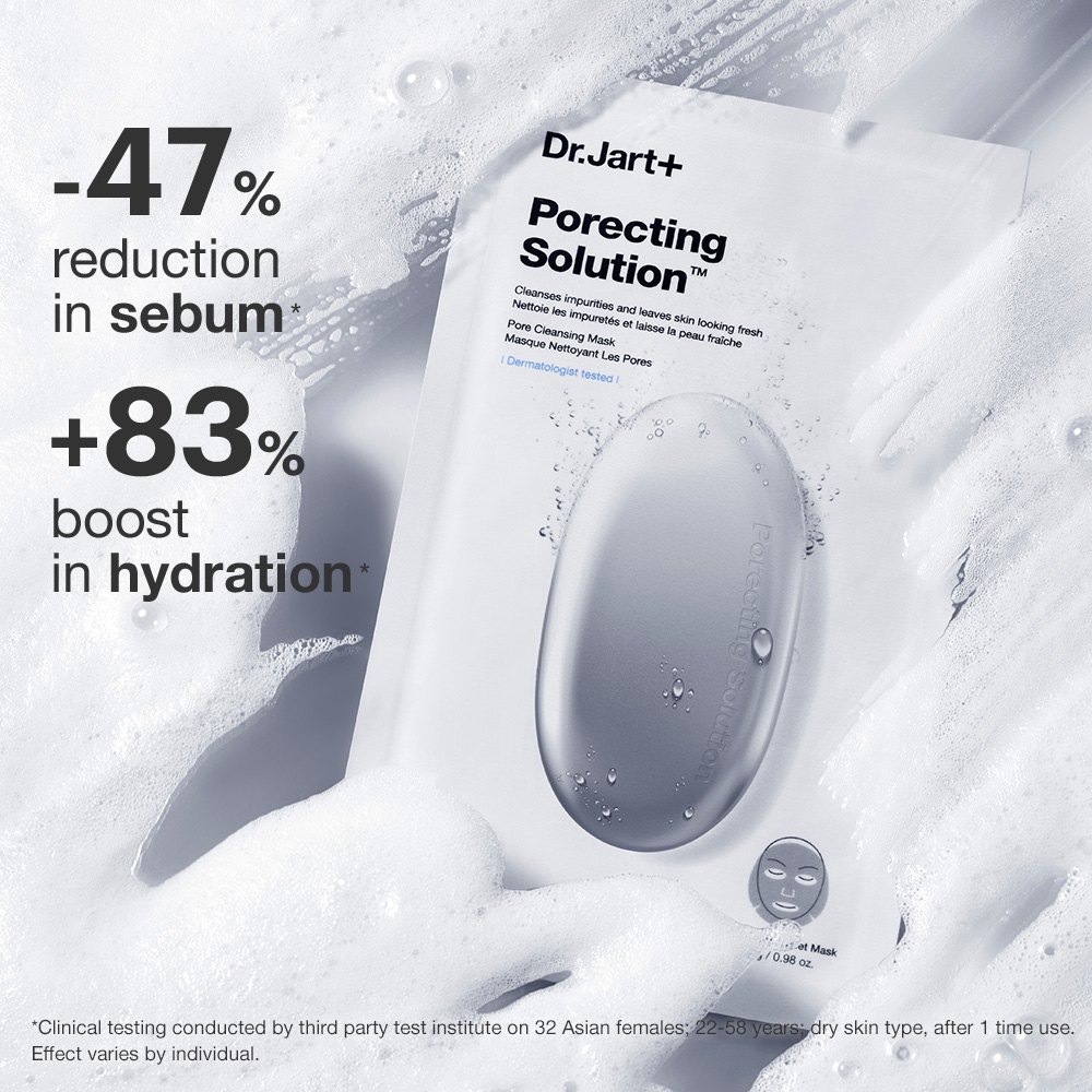 Маска для лица Dr. Jart+ — Dermask porecting solution очищающая с активированным углем, 28 г — фото 4