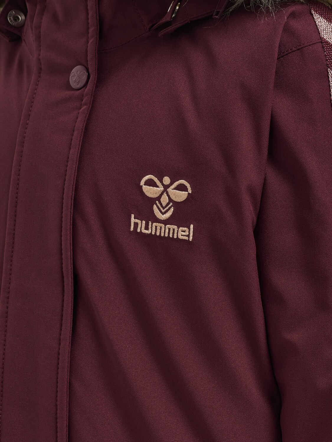Hummel Спортивная куртка в винном красном — фото 4