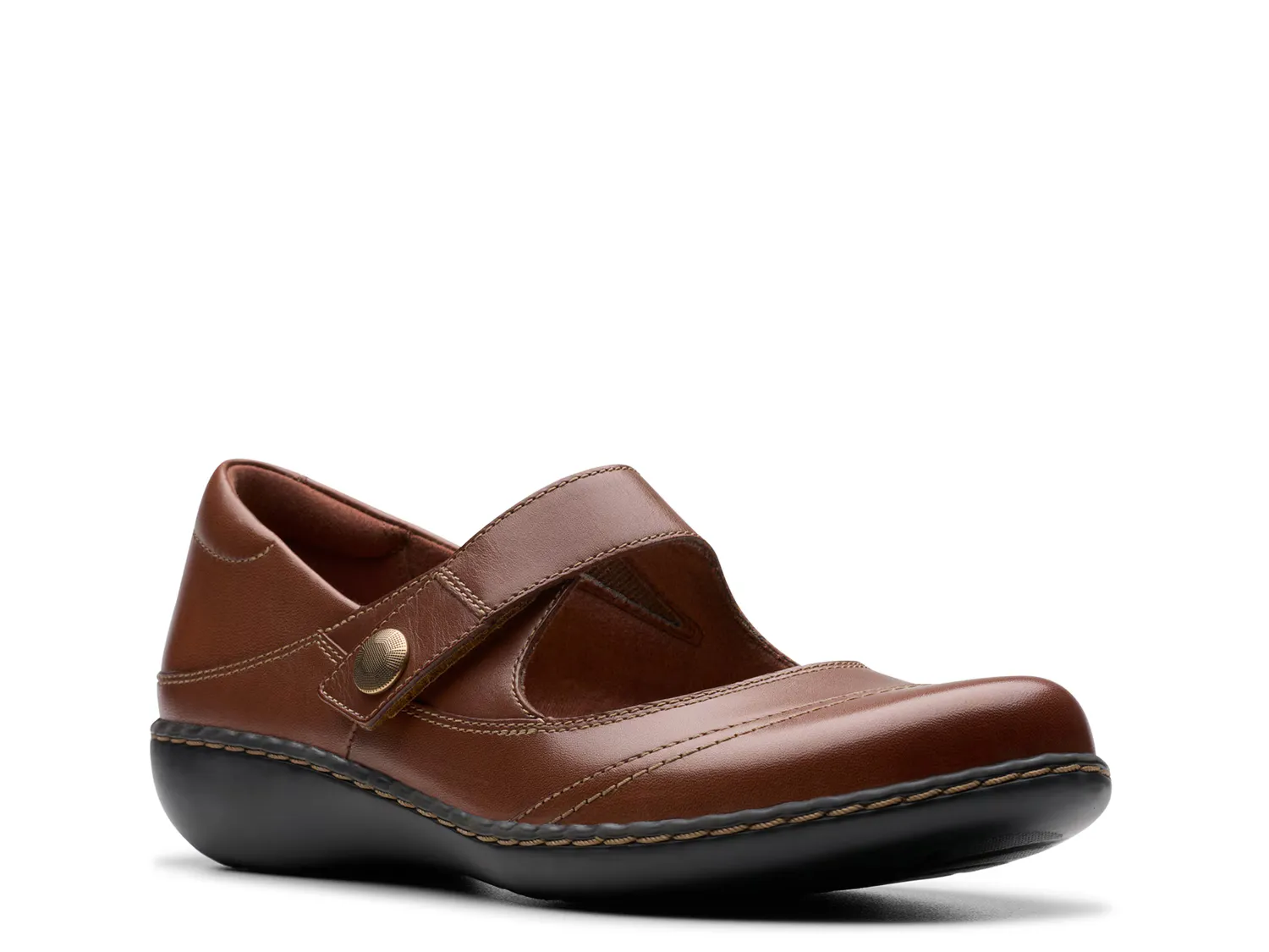 

Слипоны Ashland Elayne Mary Jane Slip-On Clarks, коричневый