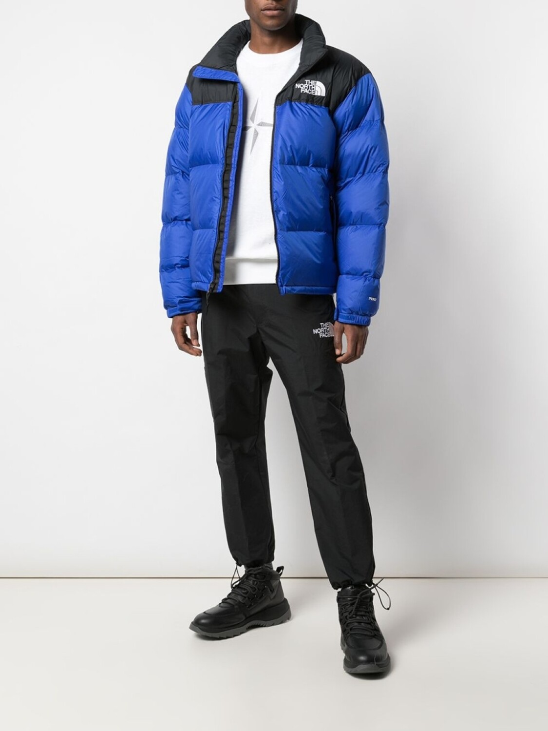 

The North Face пуховик на молнии, синий