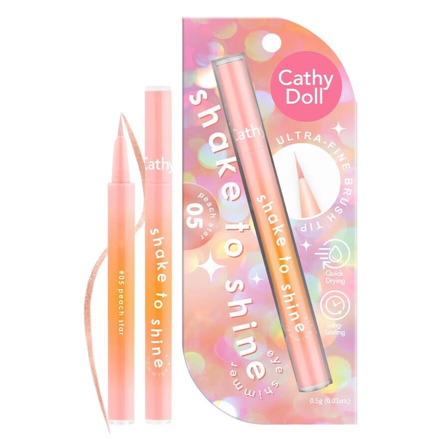 

Cathy Doll Shake To Shine Eye Shimmer 0,5г. 05 Персиковая Звезда, Peach Star