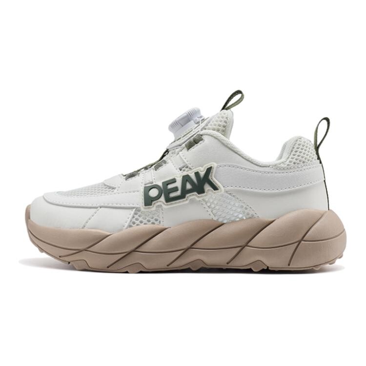 

Детские кроссовки GS Low-top бежевые белые хаки Peak, хаки