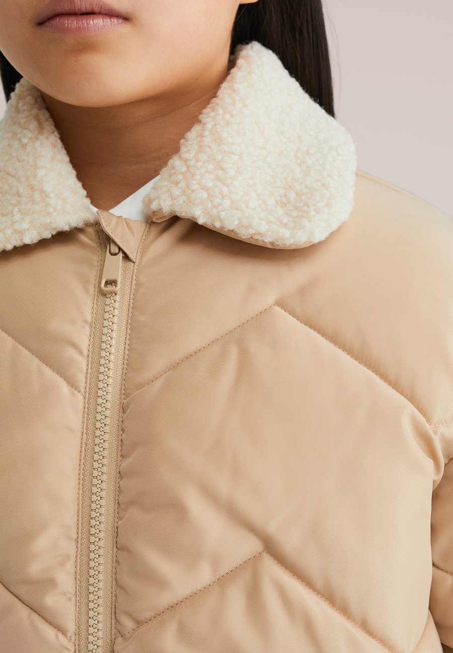 Зимняя куртка WE Fashion Winter jacket, Beige — фото 3