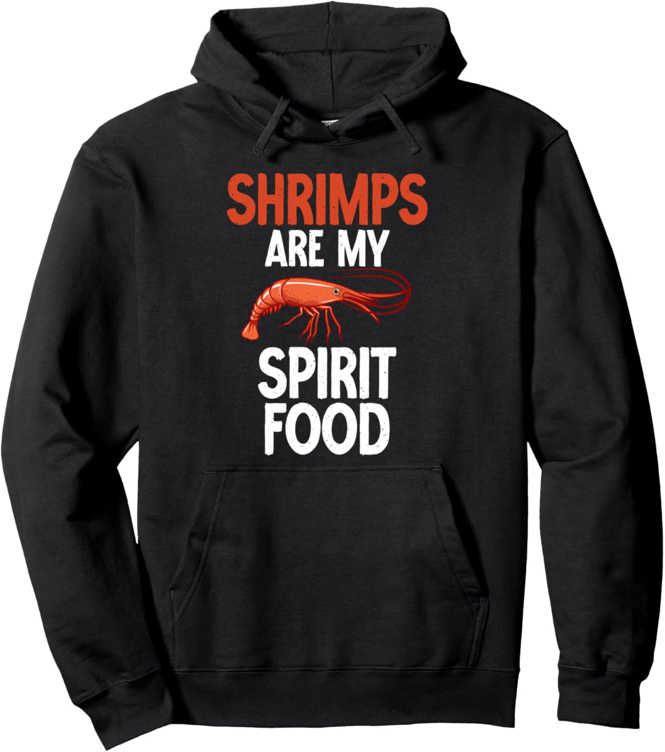 

Креветки - моя духовная еда. Забавная толстовка для любителей креветок Shrimp Lover Gifts, черный