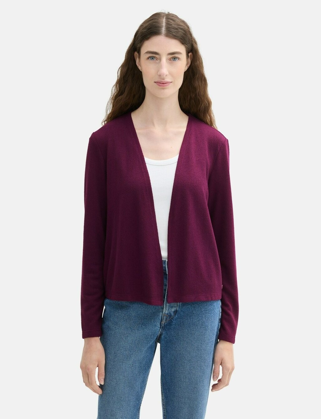 

Кардиган BASIC TOM TAILOR, фиолетовый