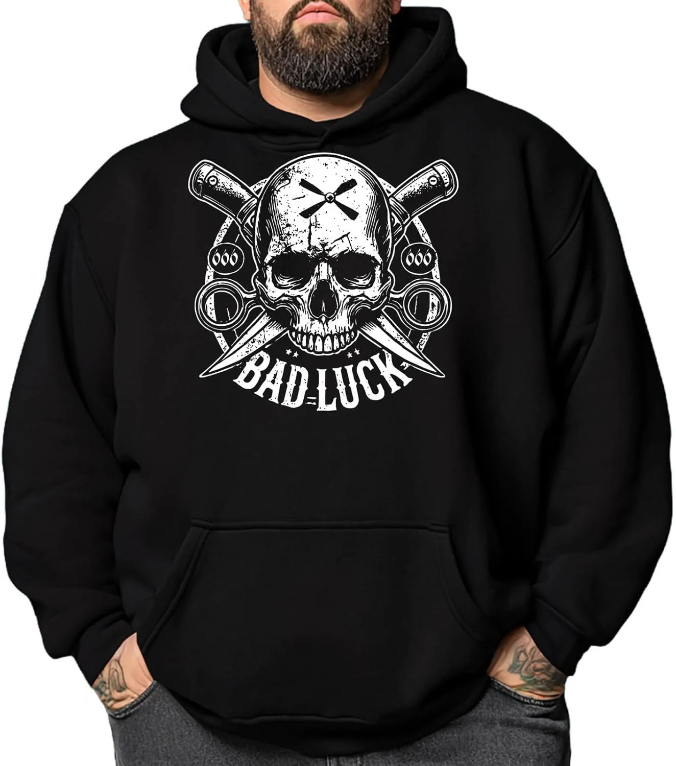 

Толстовка с капюшоном Big and Tall для мужчин, Oversized Fleece xtalline