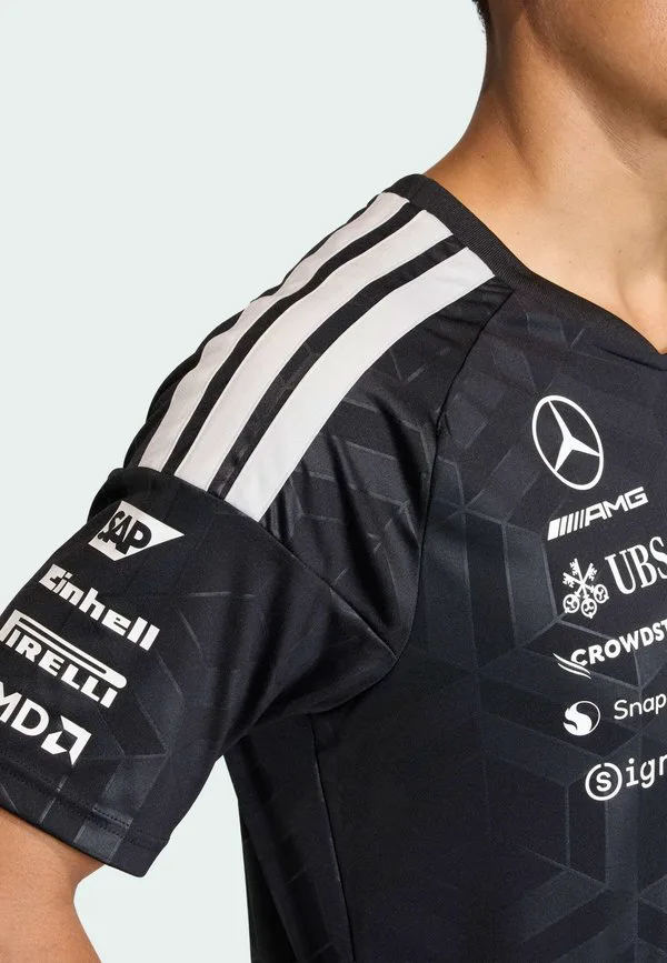 Футболка с принтом команды формулы-1 amg petronas Adidas Performance, Black — фото 3