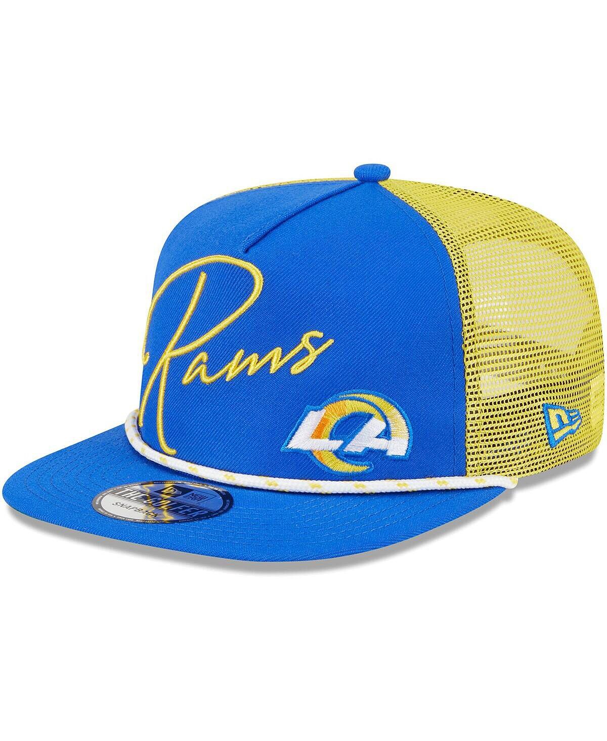 

Мужская кепка Snapback Royal Los Angeles Rams Script Logo Golfer 9FIFTY New Era