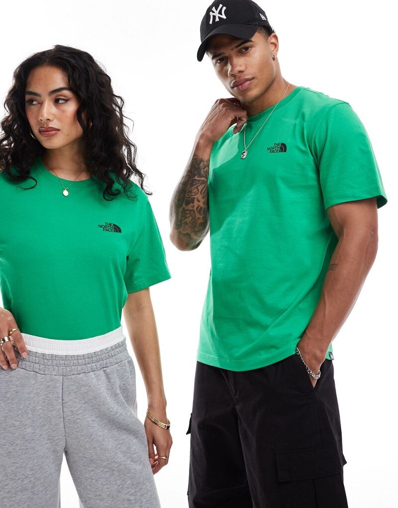 

Зеленая футболка с логотипом The North Face Simple Dome